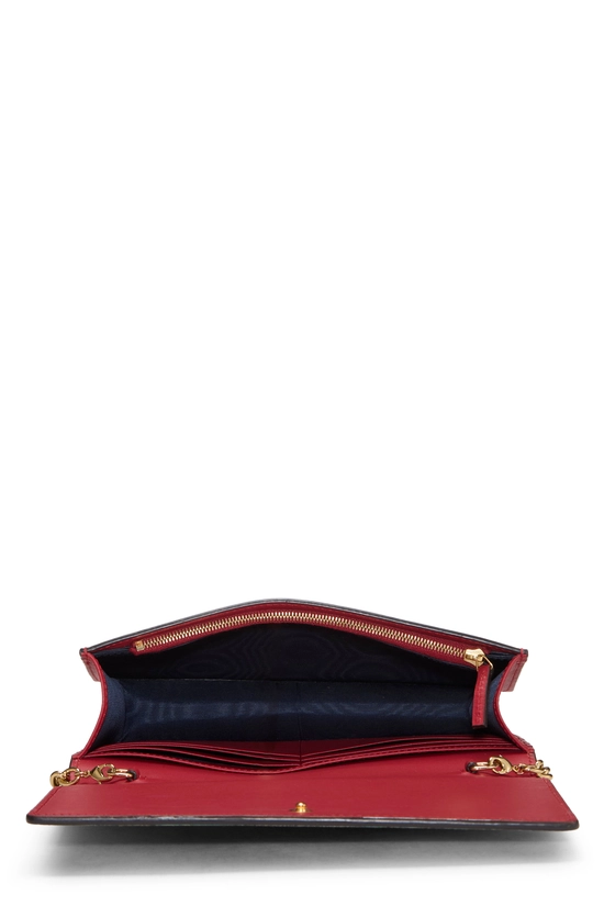 Blue Original GG Blooms Supreme Canvas Wallet on Chain (WOC), , large image number 5