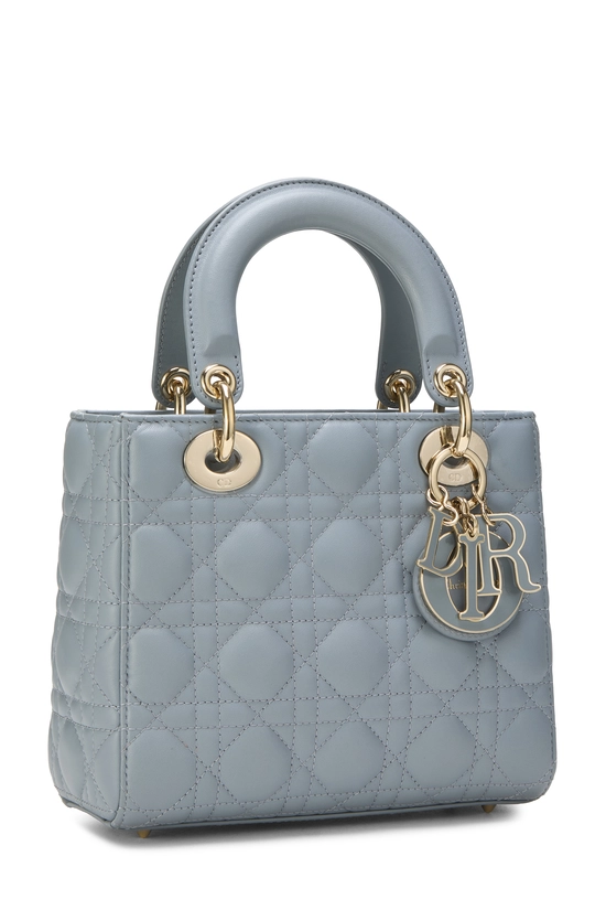 Blue Cannage Lambskin My ABCDior Lady Dior Small, , large image number 1