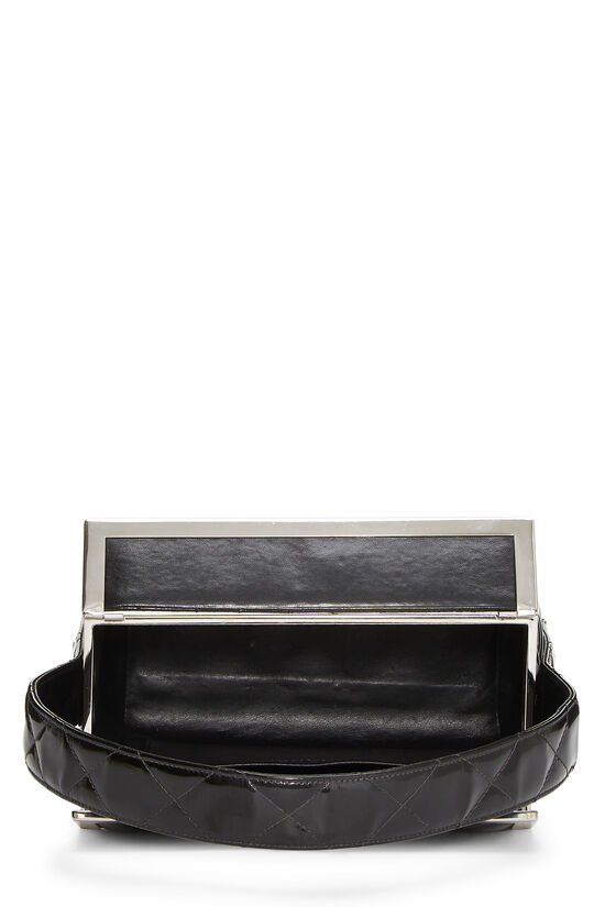 Chanel Black Patent Leather Box Bag Q6B0H327KB005