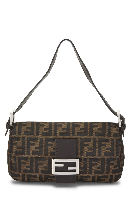 Brown Zucca Canvas Baguette, , large image number 0