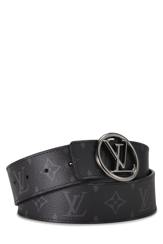 Black Monogram Eclipse Initiales Ceinture 85, , large image number 0