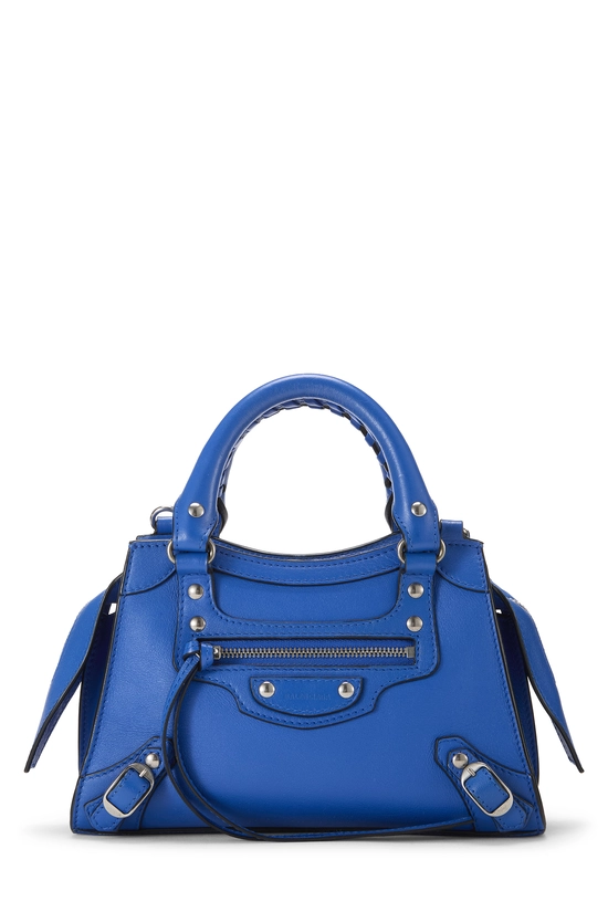 Blue Calfskin Neo Classic City Mini, , large image number 0