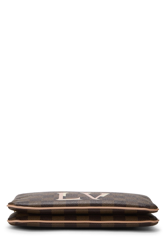 Damier Ebene Double Zip Pochette, , large image number 4