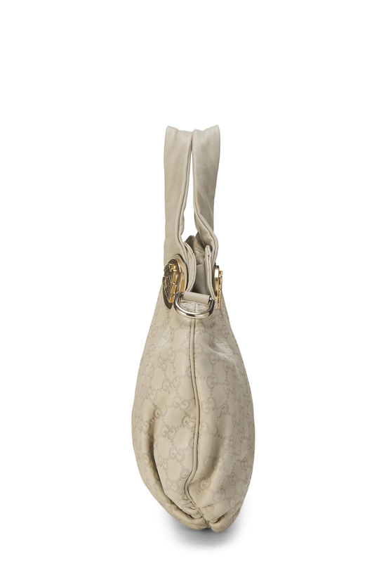 Cream Guccissima Hysteria Convertible Hobo Small, , large image number 2