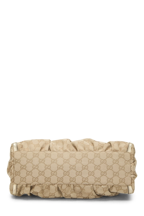 Gold Original GG Canvas D-Ring Abbey Shoulder Bag Small, , large image number 4