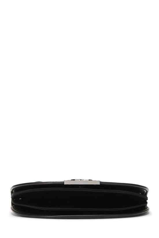 Black Satin 'Admit It' Shoulder Bag, , large image number 4