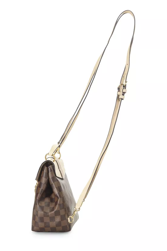 Cream Damier Ebene Clapton Backpack, , large image number 2