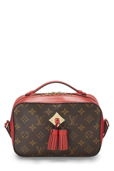 Red Monogram Canvas Saintonge