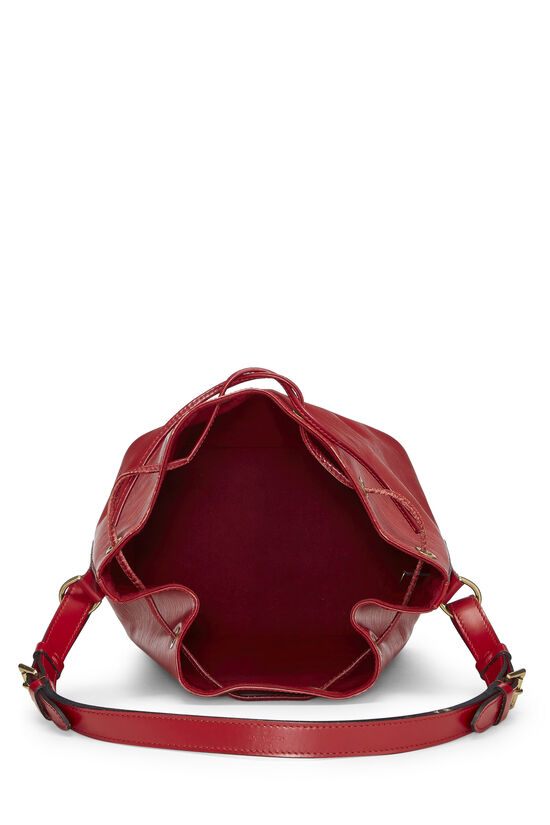 Louis Vuitton Red Epi Noé Petite QJB0BPLRRE010