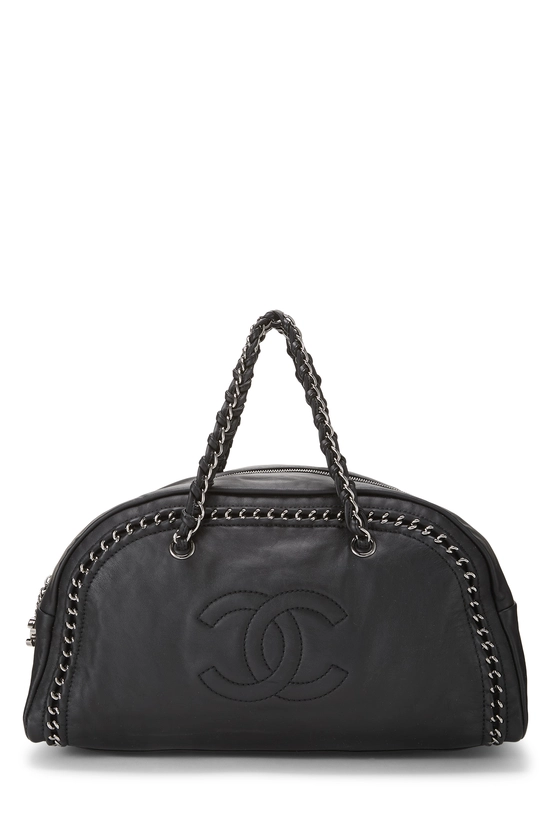 Black Calfskin Luxe Ligne Bowler Large, , large image number 0