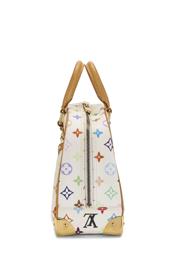 Takashi Murakami x Louis Vuitton White Monogram Multicolore Trouville, , large image number 2