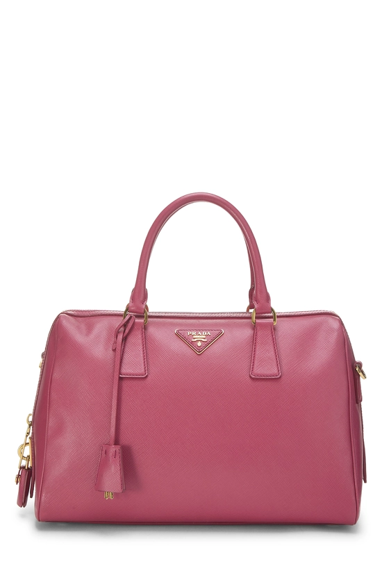 Pink Saffiano Boston, , large image number 0