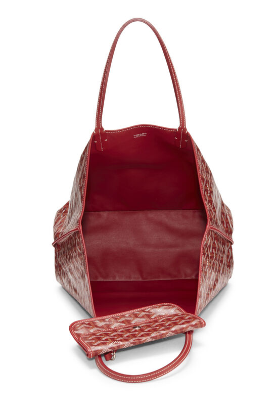Red Goyardine Canvas Anjou PM, , large image number 5