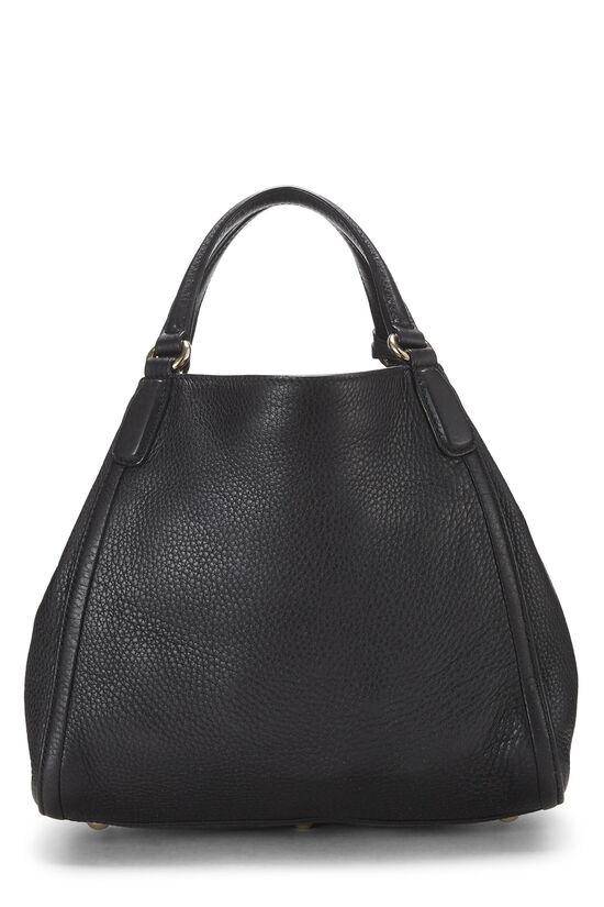 Black Leather Soho Handle Bag Small, , large image number 3