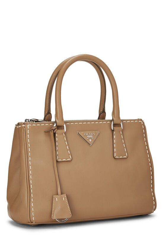 Brown City Calfskin Galleria Tote Small, , large image number 1