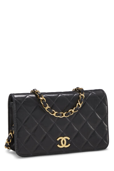 Chanel Black Quilted Lambskin Elegant Chain Belt Bag - Handbag | Pre-owned & Certified | used Second Hand | Unisex