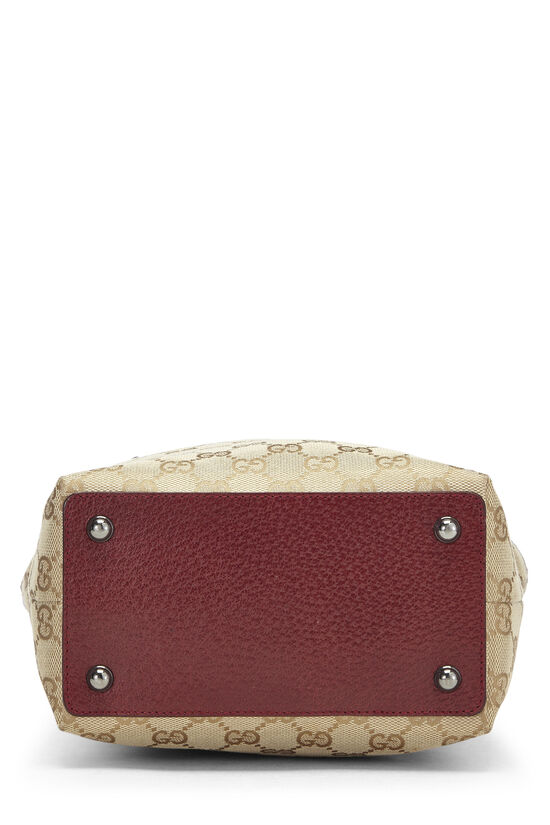 Burgundy Original GG Canvas Eclipse Bucket Bag Small, , large image number 4