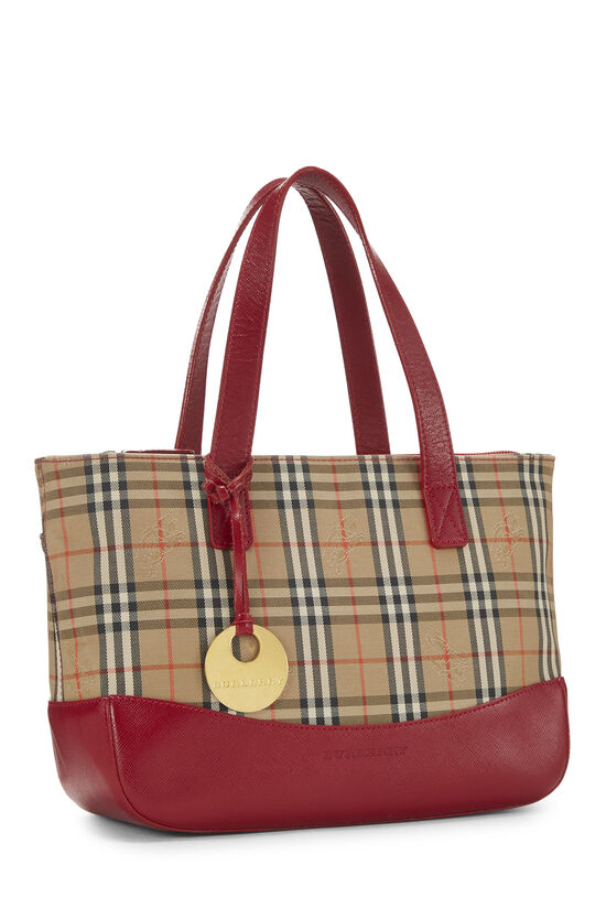 Red Haymarket Canvas Handle Bag Small, , large image number 1