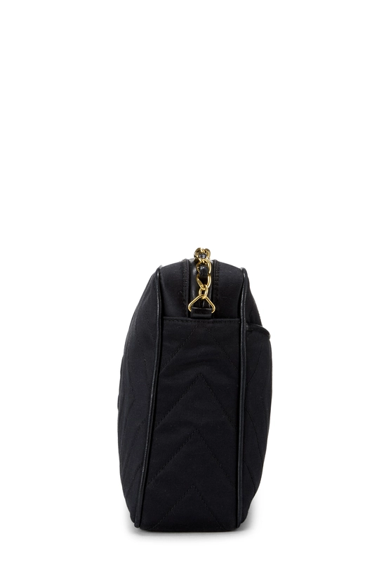 Black Satin Diamond 'CC' Camera Bag Small, , large image number 2
