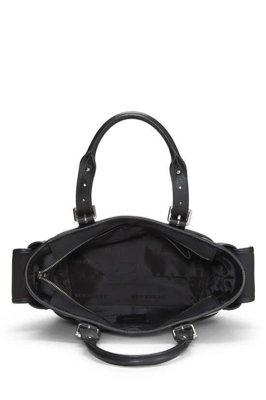 Black Nova Check Nylon Handbag, , large image number 6