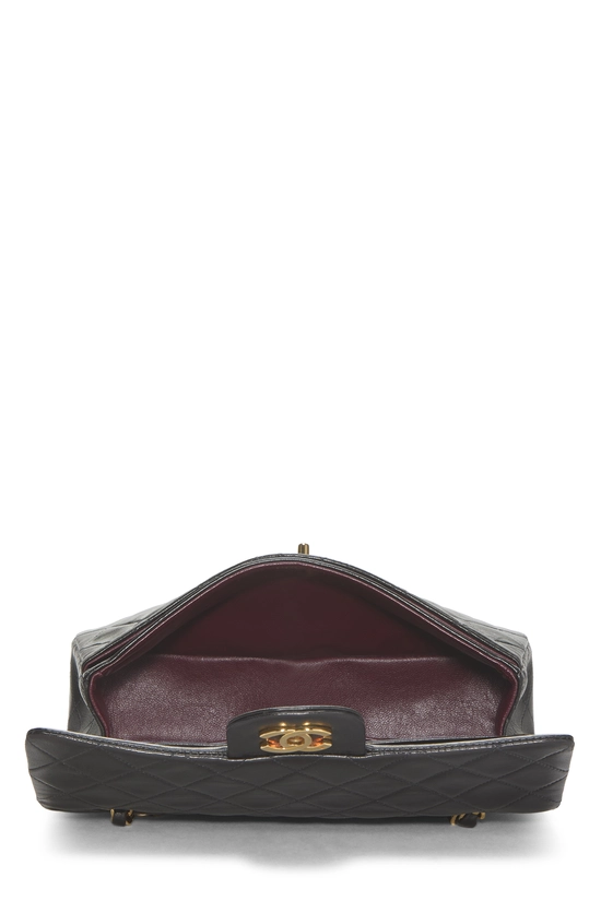 Black Quilted Lambskin Classic Double Flap Small, , large image number 5