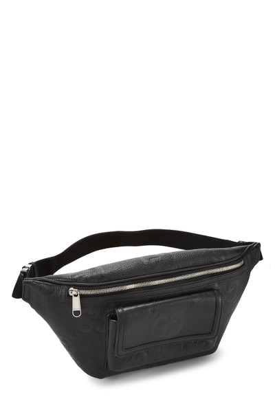 Gucci Black Guccissima Leather Belt Bag — photo 2