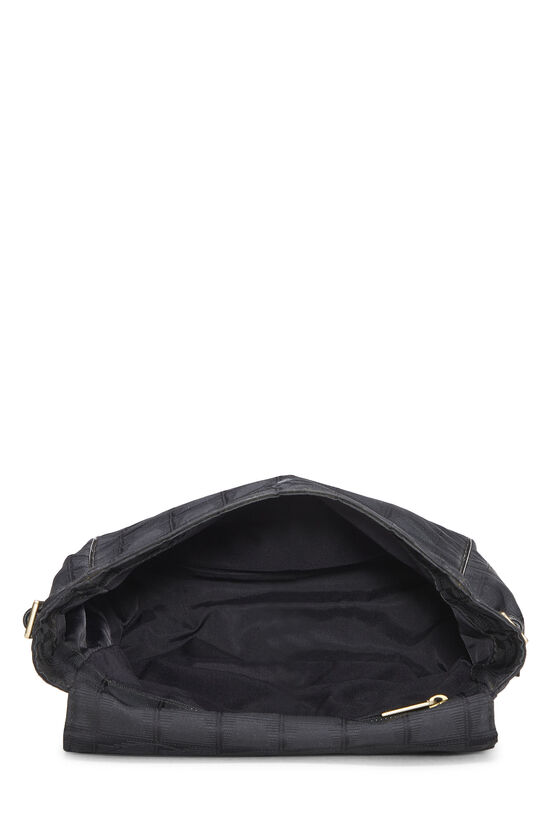 Black Travel Line Shoulder Bag , , large image number 5