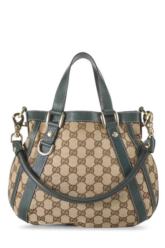 Green Original GG Canvas D-Ring Abbey Hobo Small, , large image number 3