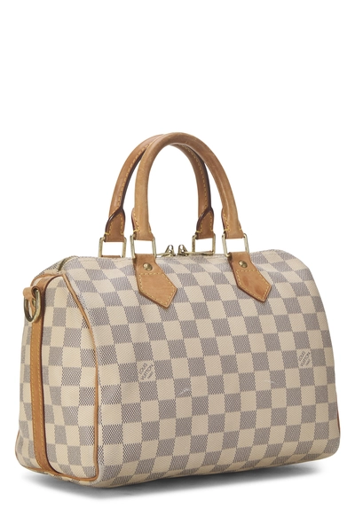Damier Azur Speedy Bandouliere 25, , large