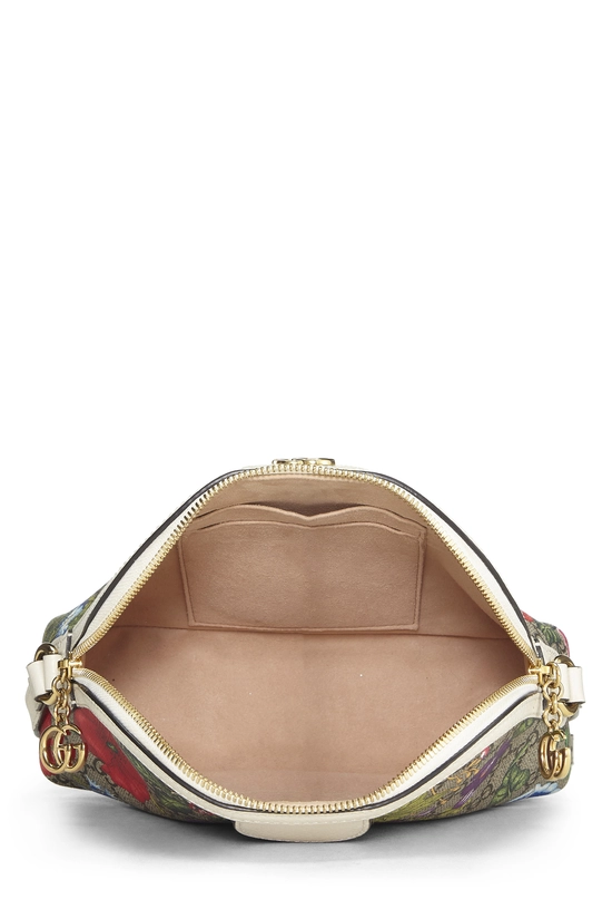 White GG Supreme Ophidia Dome Shoulder Bag Small, , large image number 5