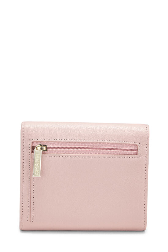 Pink Calfskin Timeless 'CC' Compact Wallet, , large image number 2