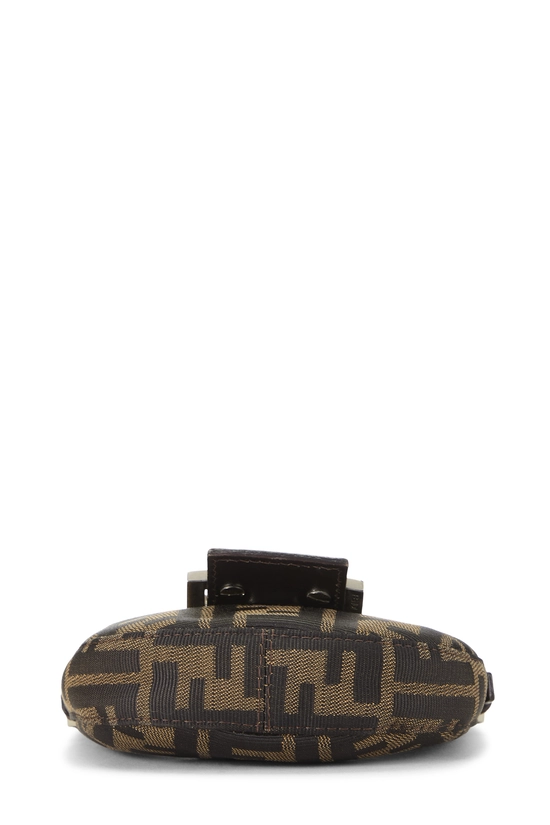 Brown Zucca Canvas Croissant Mini, , large image number 4