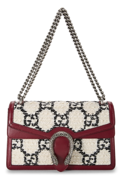 Gucci Multicolor Tweed Dionysus Shoulder Bag Small