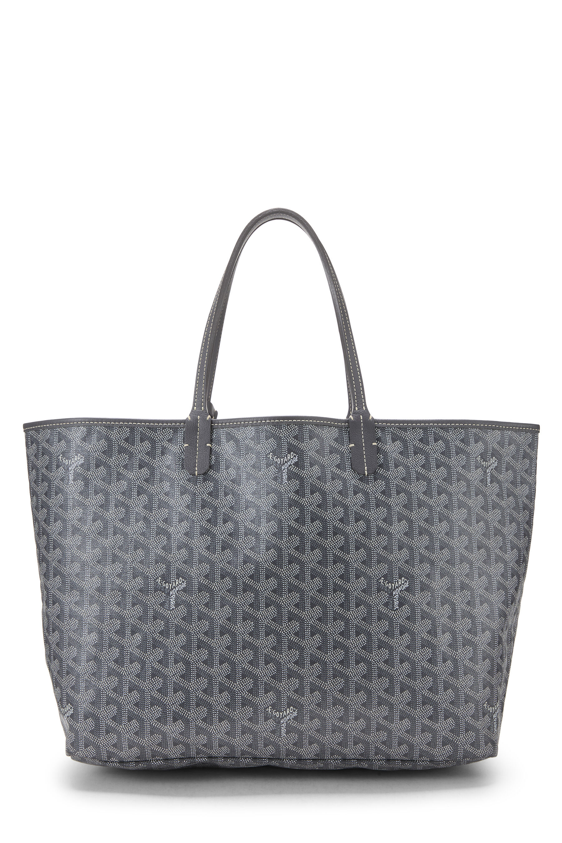 Pre-Owned Grey Goyardine Canvas Saint-Louis PM QEB05U0LEF076