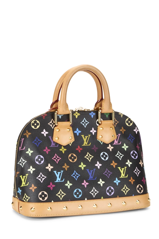 Takashi Murakami x Louis Vuitton Black Monogram Multicolore Alma PM NM, , large image number 1