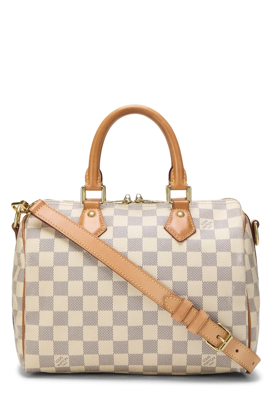 Damier Azur Speedy Bandouliere 25, , large image number 0