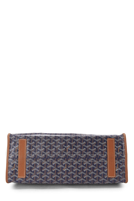 Navy Goyardine Canvas Hardy PM QEB05P0LNF000 | WGACA 