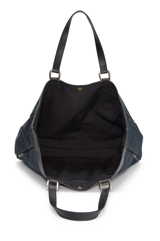 Black Original GG Canvas Abbey Tote, , large image number 5