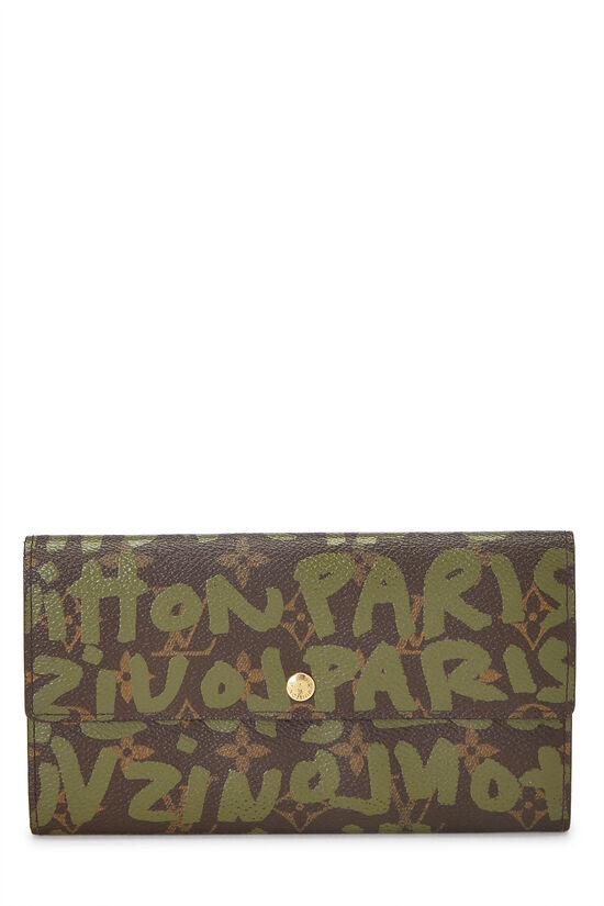 Stephen Sprouse x Louis Vuitton Green Monogram Graffiti Sarah, , large image number 0