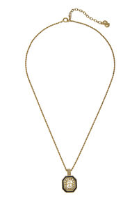 Chanel Gold Lettered Charm Necklace Q6JATE17DB038