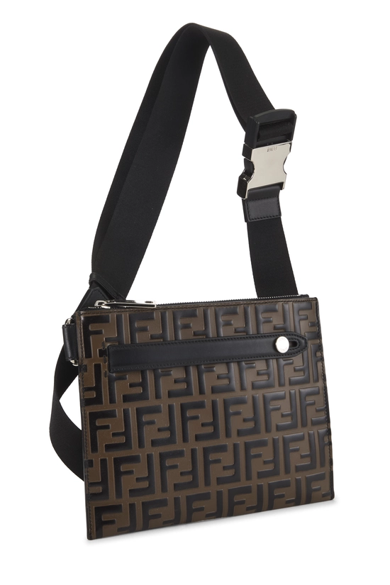 Black Zucca Embossed Crossbody Bag, , large image number 1