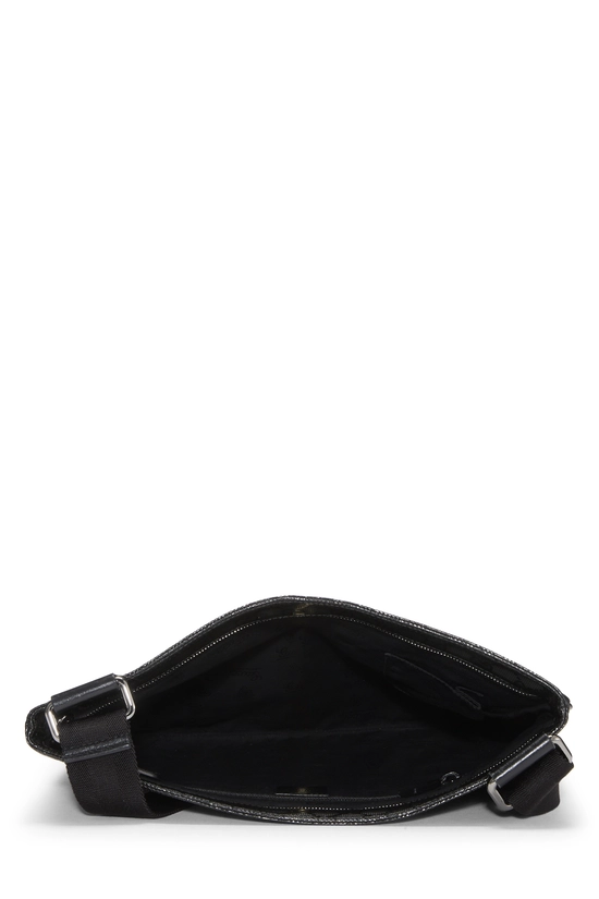 Black GG Imprime Flat Messenger, , large image number 5