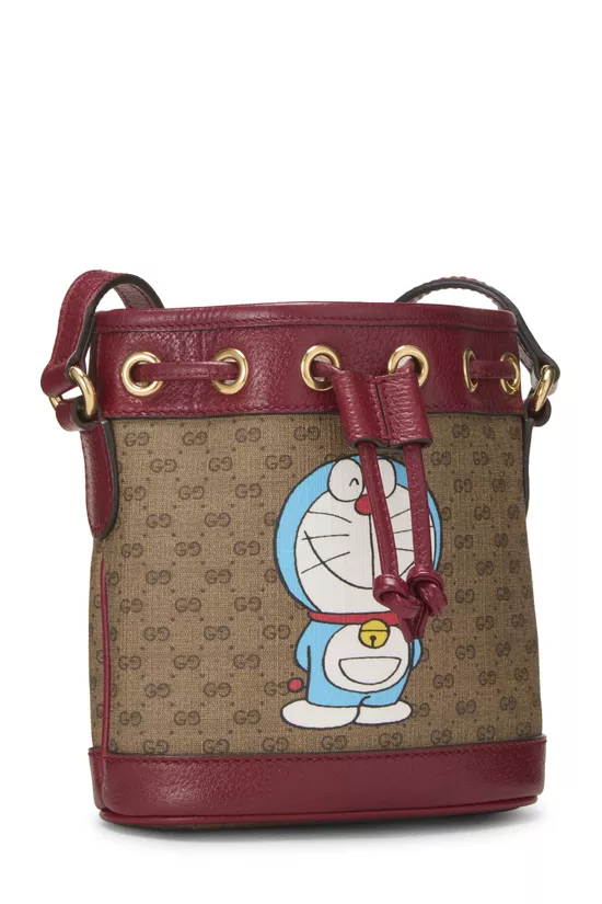 Doraemon x Gucci Coated Canvas Bucket Bag Mini, , large image number 1