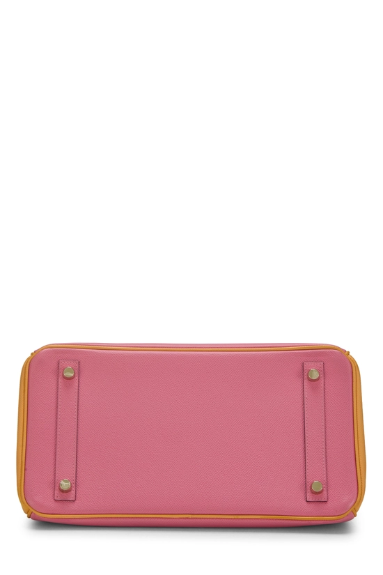 Rose Azalee & Juane d'or Epsom Horseshoe Birkin 30, , large image number 4