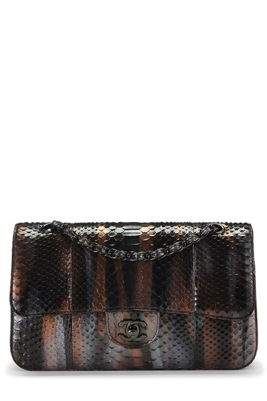 Multicolor Python Classic Double Flap Medium, , large image number 0