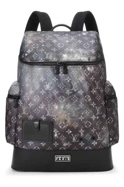 Black Monogram Galaxy Alpha Backpack