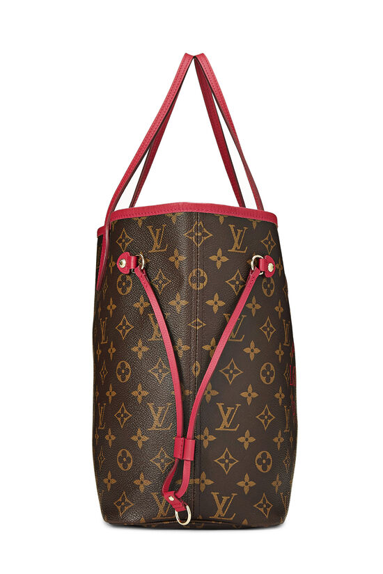 Louis Vuitton Pink Monogram Canvas Ikat Flower Neverfull MM 