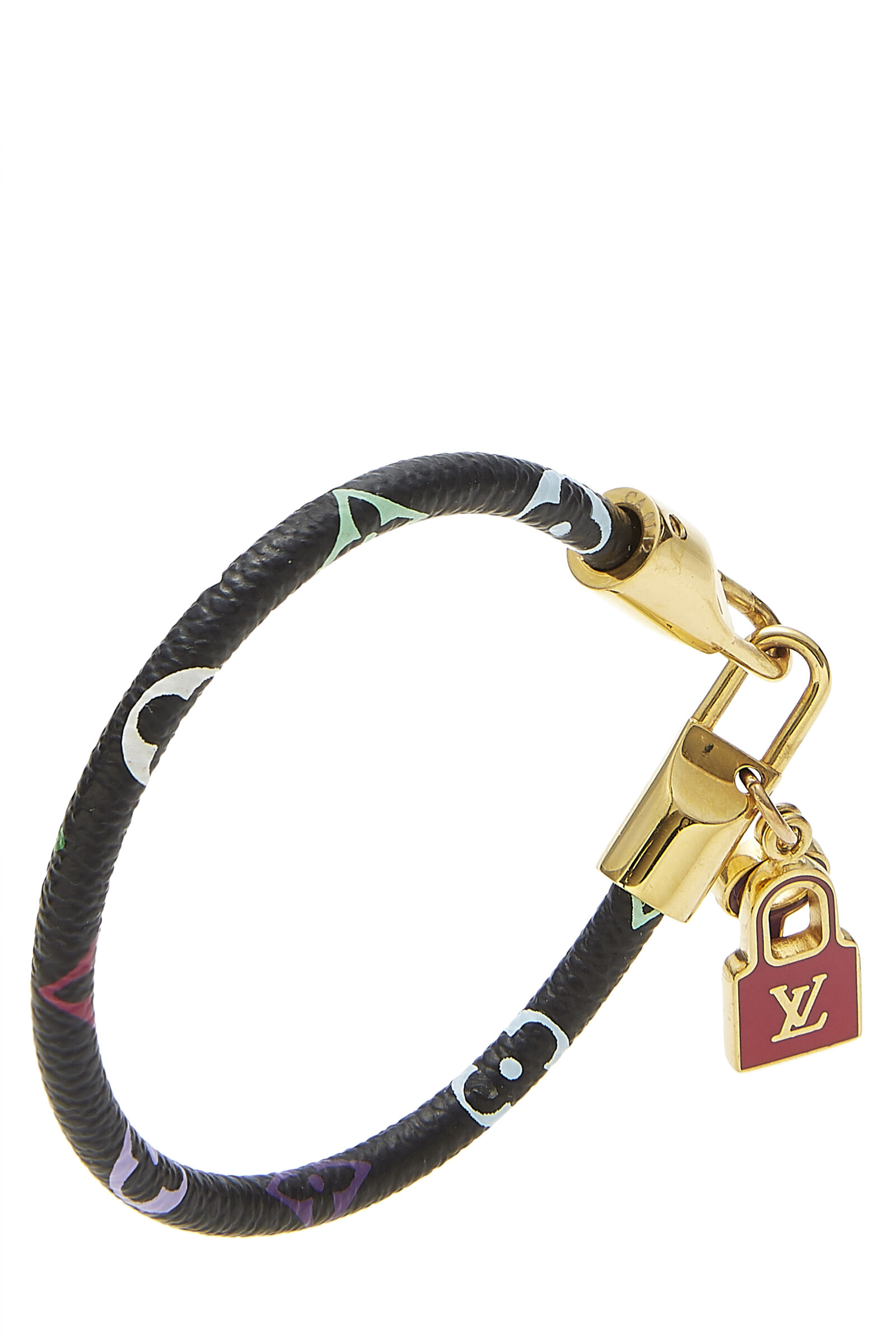 Louis Vuitton White Monogram Multicolore Luck It Bracelet