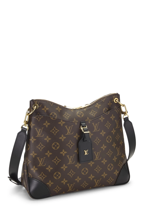 Black Monogram Canvas Odeon MM NM, , large image number 1