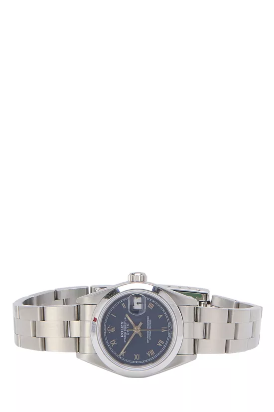 Blue Dial Stainless Steel Datejust 69160 26mm, , large image number 2